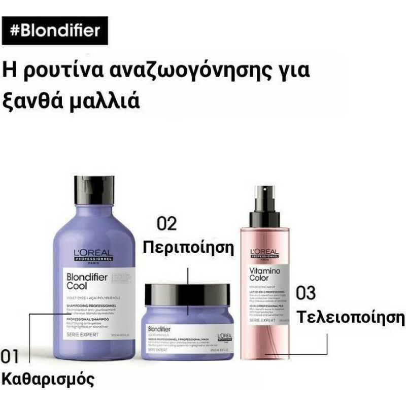 L'Oréal Professionnel Blondifier Gloss Σαμπουάν Διατήρησης Χρώματος για Βαμμένα Μαλλιά 300ml