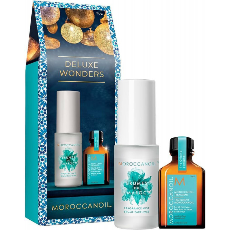 Moroccanoil Deluxe Wonders Set – Brumes du Maroc Hair & Body Fragrance Mist 30ml + ΔΩΡΟ Oil Treatment 15ml