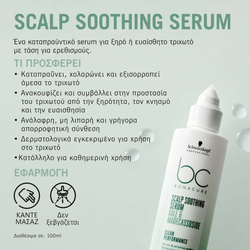 Schwarzkopf Bonacure Scalp Soothing Σαμπουάν Αναδόμησης/Θρέψης για Ξηρά Μαλλιά 250ml