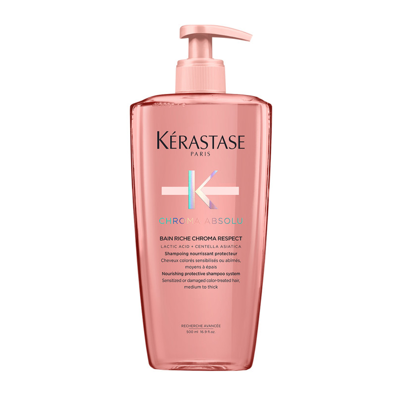 Kérastase Chroma Absolu Bain Riche Chroma Respect Σαμπουάν Αναδόμησης/Θρέψης & Λείανσης για Βαμμένα Μαλλιά 500ml