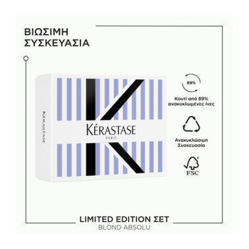 Kérastase Blond Absolu Limited Edition Set Για Ξανοιγμένα Μαλλιά (Shampoo Lumiere 250ml, Mask 200ml)