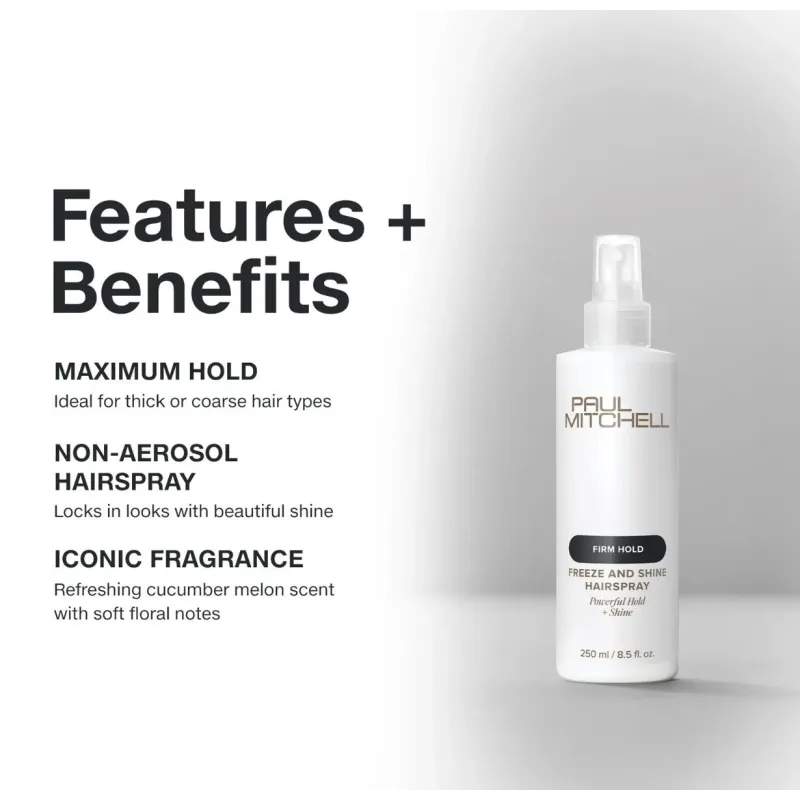 Paul Mitchell - Firm Hold Freeze & Shine Hairspray (250ml)