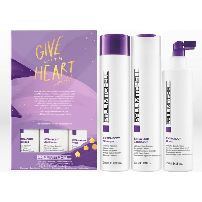 Paul Mitchell Extra-Body Holiday Gift Set Shampoo 300ml, Conditioner 300ml & Boost 250ml