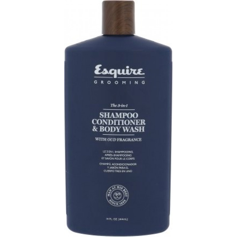 Esquire Grooming 3 in1 Shampoo Conditioner Body Wash 414ml