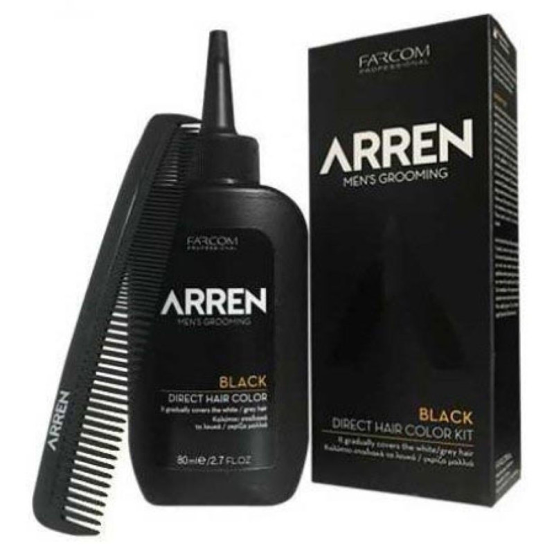 Farcom Arren Βαφή Μαλλιών Black 80ml