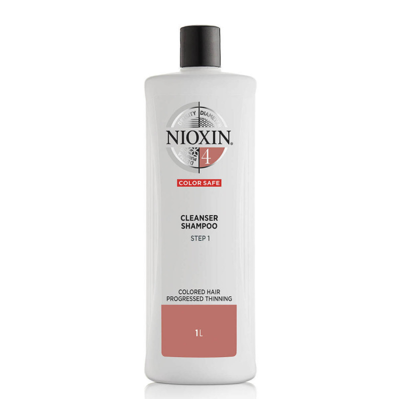 Nioxin System 4 Cleanser Step 1 Σαμπουάν Όγκου για Βαμμένα Μαλλιά 1000ml