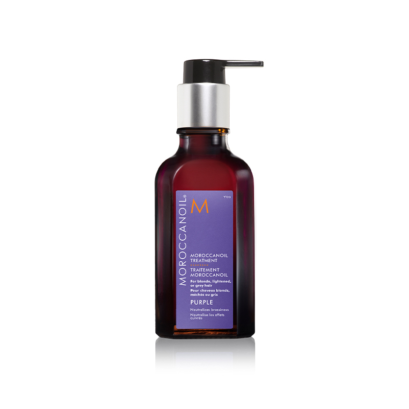 Θεραπεία Moroccanoil Purple Ξανθά Γκρίζα Ή Μαλλιά Ανταύγειες Moroccan Oil Treatment Purple 50ml