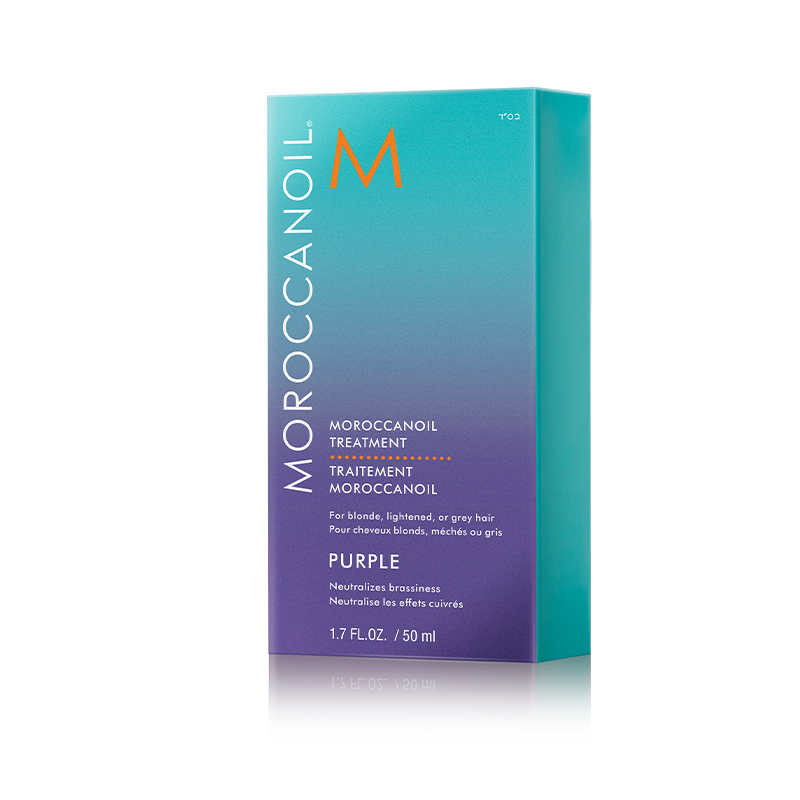 Θεραπεία Moroccanoil Purple Ξανθά Γκρίζα Ή Μαλλιά Ανταύγειες Moroccan Oil Treatment Purple 50ml