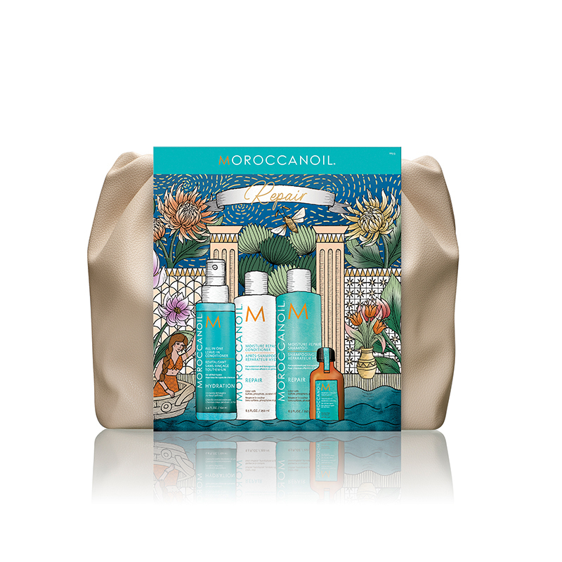 Moroccanoil Hydration Box (Shampoo 250ml, Conditioner 250ml, Treatment 25ml, All-In-One Leave-In Conditioner 160ml)