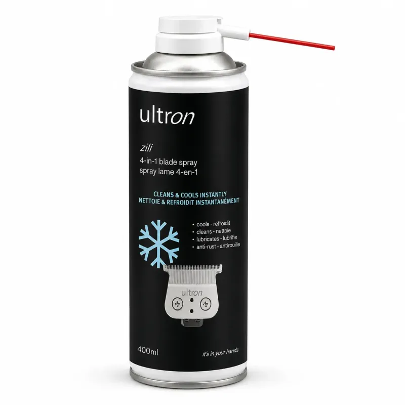 Ultron - 4-in-1 Cooling Spray for Clipper Blades - 400 ml