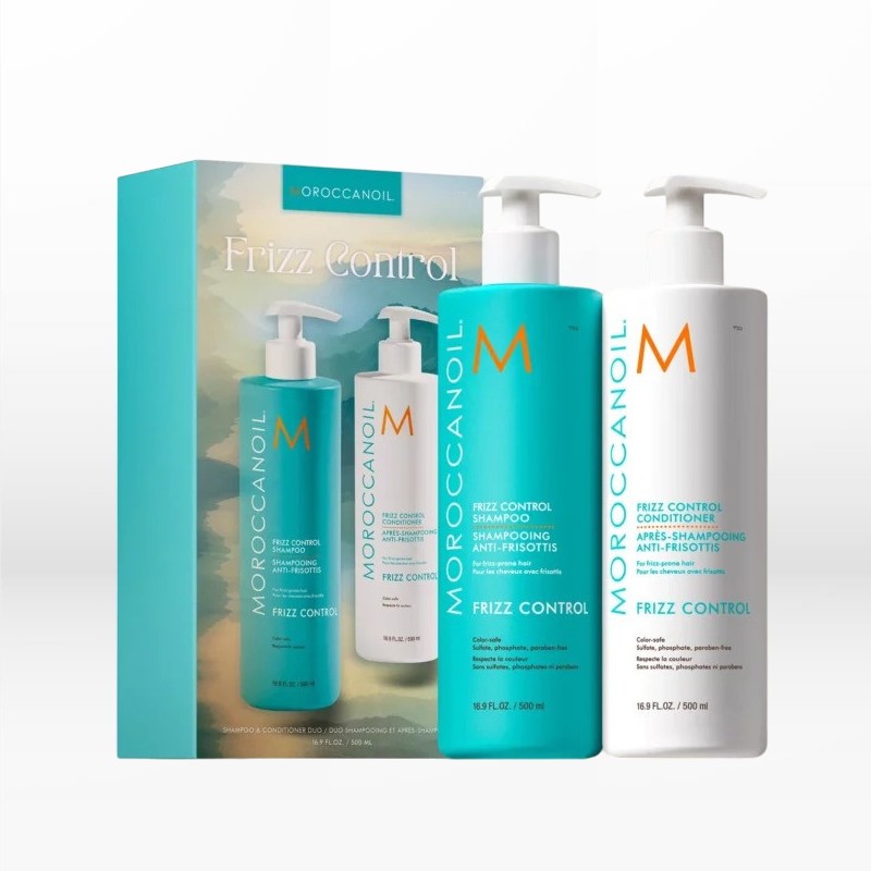 Moroccanoil Frizz Control Duo Box (Shampoo 500ml , Conditioner 500ml) 2τεμ