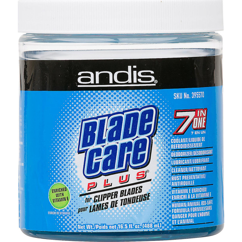 ANDIS BLADE CARE PLUS DIP JAR For Clipper Blades 488ML