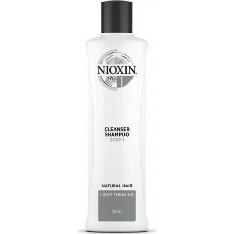 Nioxin System 1 Cleanser Σαμπουάν Step 1 Natural Hair Light Thinning 300ml