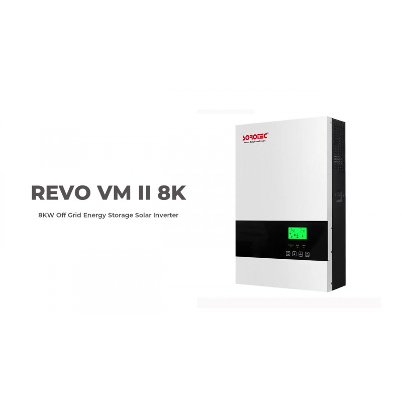 REVO III Series 48V On/Off Grid 8kw Solar Hybrid Inverters with 2 X4000W MPPT Solar Controller