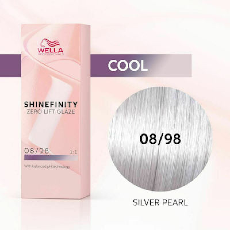 Wella Professionals Shinefinity Zero Lift Glaze 08/98 Silver Pearl 60ml
