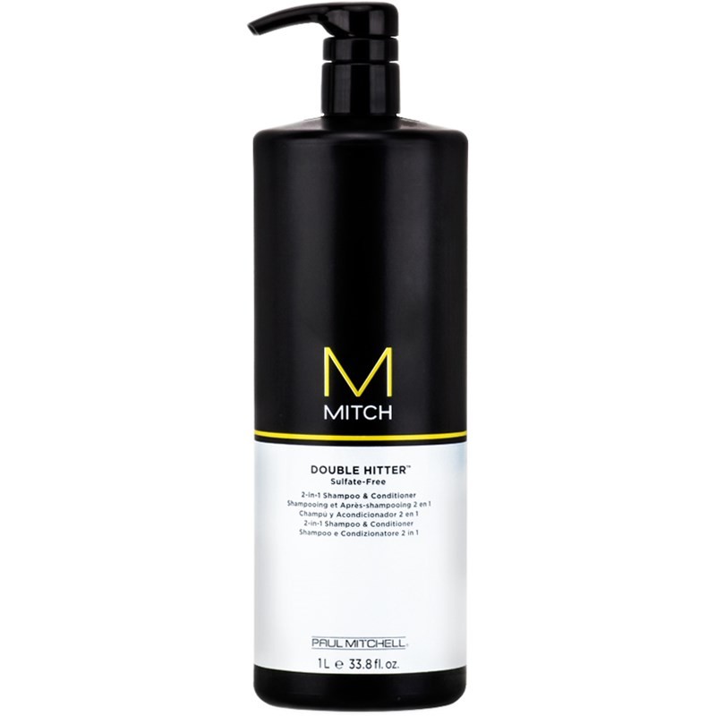 Paul Mitchell Mitch Double Hitter Sulfate-Free 2-in-1 Shampoo Conditioner 1000ml