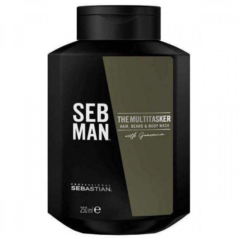 Sebastian Professional Seb Man The Multi-Tasker 3in1 Hair, Beard & Body Wash 250ml