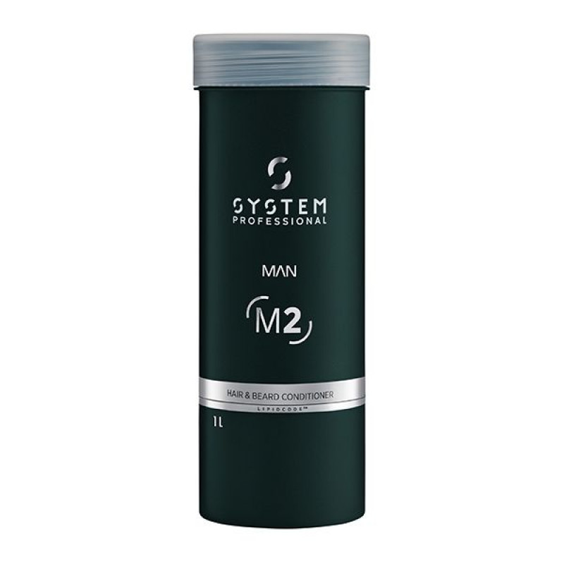 System Professional Man Hair Beard Conditioner 1000ml (M2)