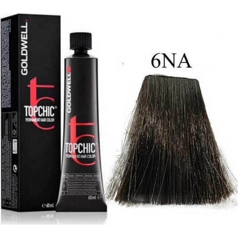 Goldwell Topchic Permanent Hair Color 6NA Ξανθό Σκούρο Φυσικό Σαντρέ 60ml