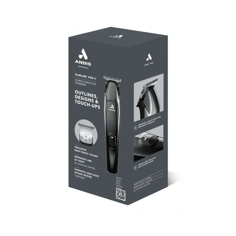 SLIMLINE PRO II
D-9 #562090 - Επαγγελματικό Τρίμερ Ρεύματος/Επαναφορτιζόμενο Deep-Tooth T-BLADE