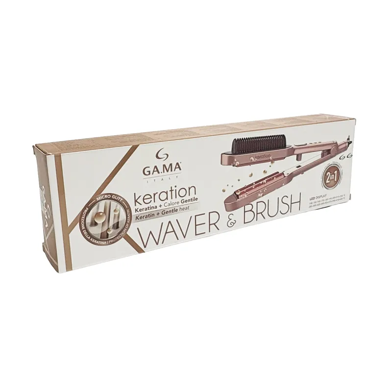 WAVER & BRUSH - Συσκευή Styling 2 σε 1 για Κυματισμούς και Ίσιωμα | 220°C