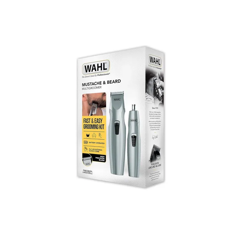 MOUSTACHE & BEARD COMBO - Σετ Trimmer Μπαταρίας Μούσι και Μύτης - Αυτιών