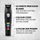 WAHL COLOR TRIM ADVANCED Επαναφορτιζόμενο Τρίμερ Προσώπου / Σώματος με 4 Κεφαλές