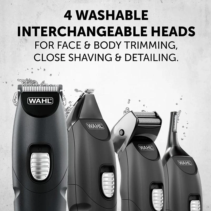 WAHL COLOR TRIM ADVANCED Επαναφορτιζόμενο Τρίμερ Προσώπου / Σώματος με 4 Κεφαλές