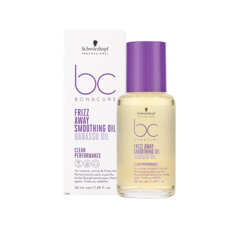 SCHWARZKOPF PROFESSIONAL BC BONACURE FRIZZ AWAY SMOOTHING OIL