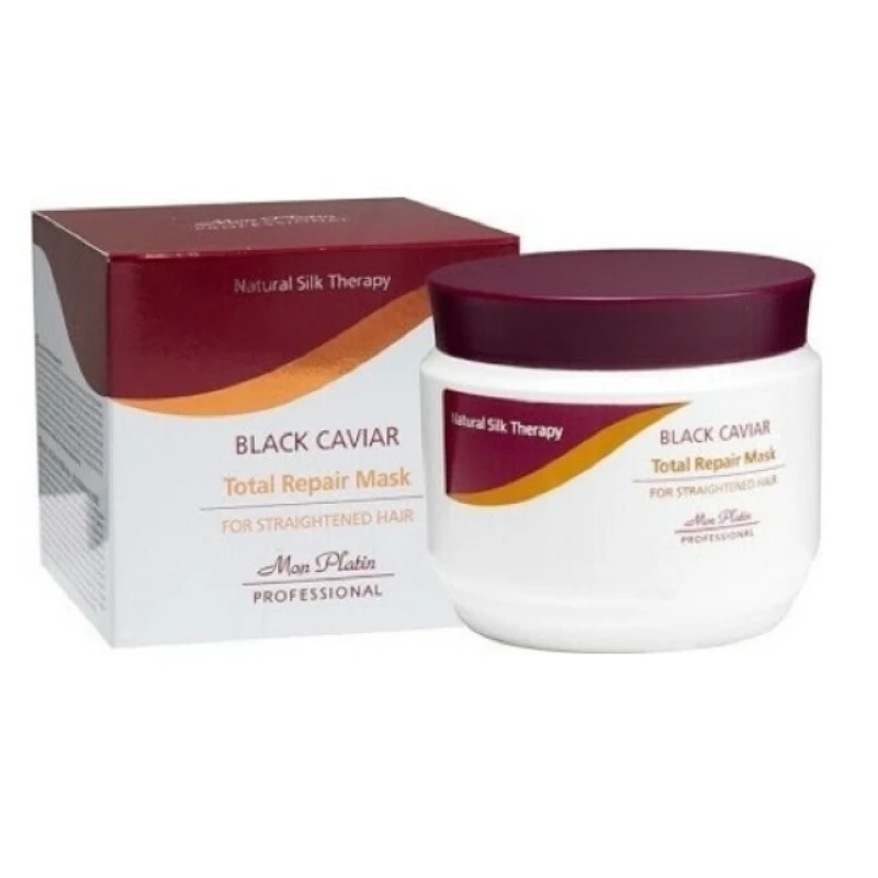 Mon Platin Black Caviar Μάσκα Μαλλιών για Επανόρθωση 500ml