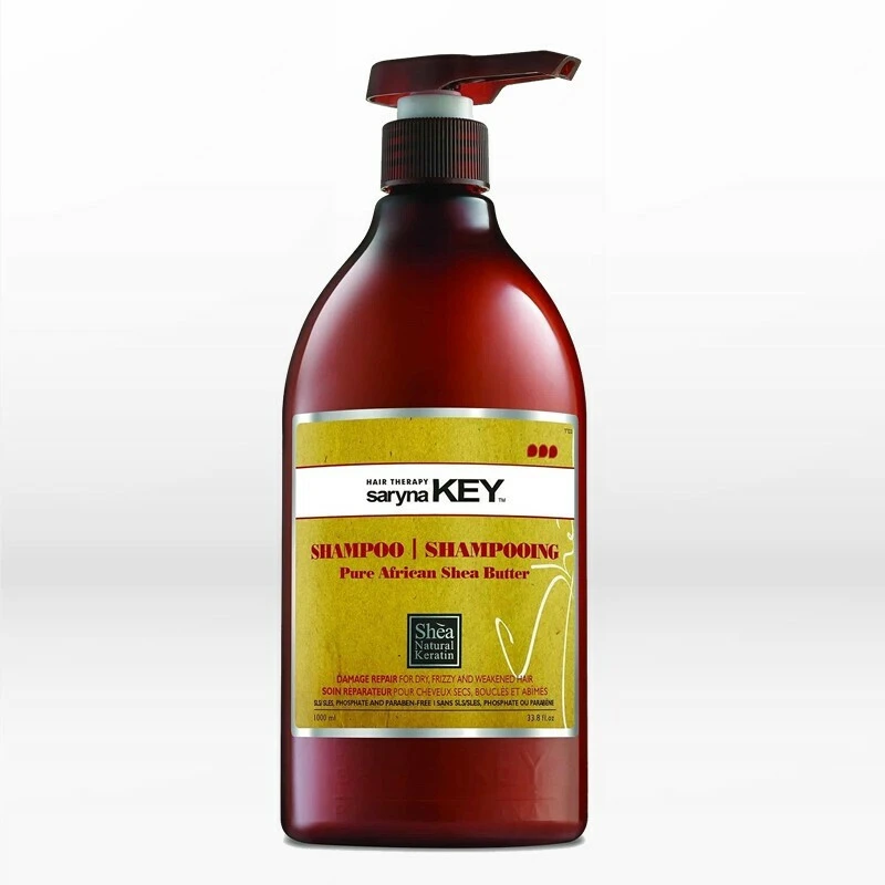 Saryna Key Damage Repair Pure African Shea Shampoo Σαμπουάν Αναδόμησης/Θρέψης & Διατήρησης Χρώματος για Ξηρά Μαλλιά Μαλλιά 1000ml