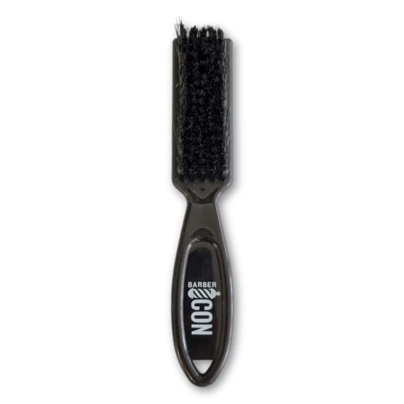 Barber Icon Βούρτσα Μαλλιών για Κούρεμα Μαύρη