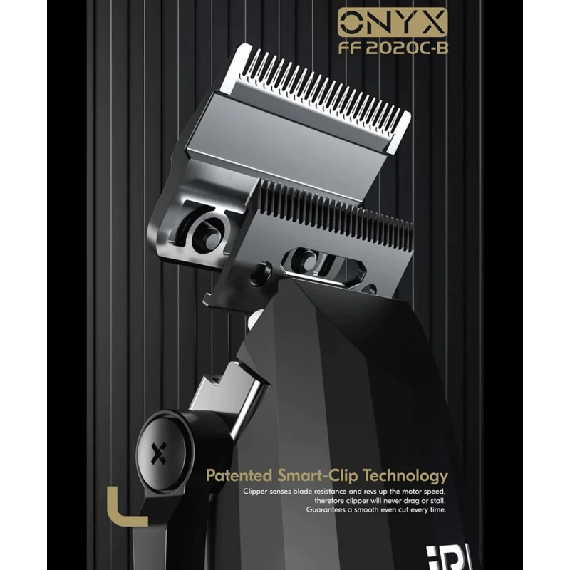 JRL Onyx FF 2020C-B Επαναφορτιζόμενη Κουρευτική Μηχανή Μαύρη JRL Onyx FF 2020C-B Επαναφορτιζόμενη Κουρευτική Μηχανή Μαύρη