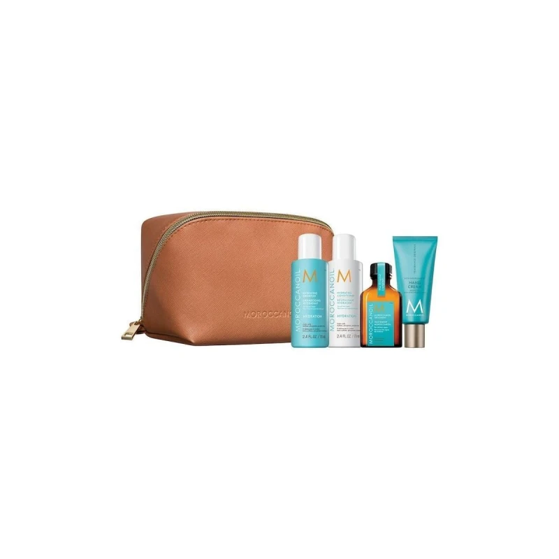 Moroccanoil Hydration Discovery Set Travel Kit (Shampoo 70ml, Conditioner 70ml, Treatment 25ml, Hand Cream 40ml) Moroccanoil Hydration Discovery Set Travel Kit (Shampoo 70ml, Conditioner 70ml, Treatment 25ml, Hand Cream 40ml)