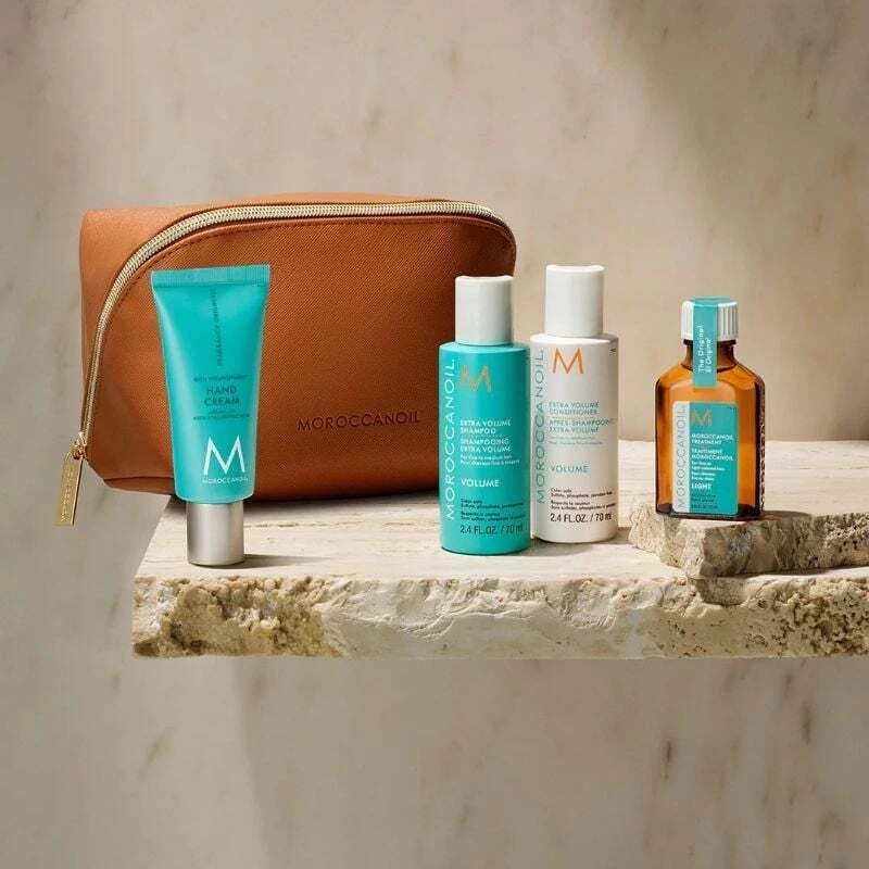 Moroccanoil Volume Discovery Set Travel Kit (Shampoo 70ml, Conditioner 70ml, Treatment Light 25ml, Hand Cream 40ml) Moroccanoil Volume Discovery Set Travel Kit (Shampoo 70ml, Conditioner 70ml, Treatment Light 25ml, Hand Cream 40ml)