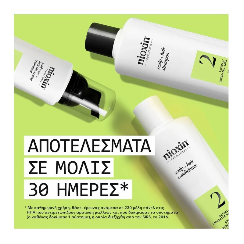Nioxin System 2 Trial Kit Natural Hair Progressed Thinning (Σαμπουάν 150ml, Γαλάκτωμα 150ml, Θεραπεία 40ml) Nioxin System 2 Trial Kit Natural Hair Progressed Thinning (Σαμπουάν 150ml, Γαλάκτωμα 150ml, Θεραπεία 40ml)