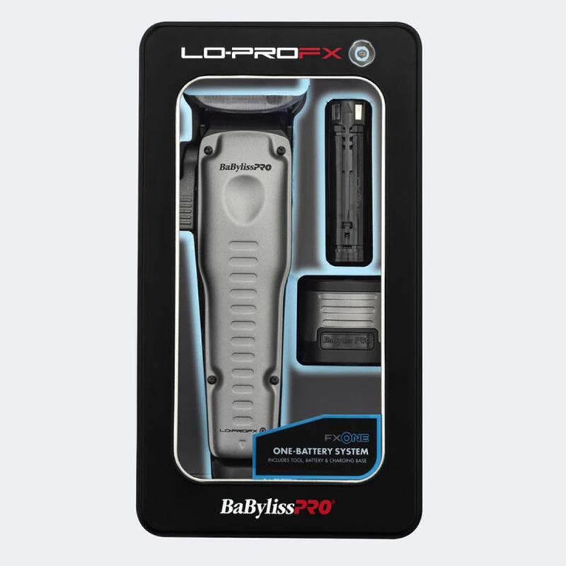Babyliss PRO® FXONE™ Lo-ProFX High Performance Low-Profile Επαγγελματική Επαναφορτιζόμενη Κουρευτική Μηχανή Γκρι FX829E Babyliss PRO® FXONE™ Lo-ProFX High Performance Low-Profile Επαγγελματική Επαναφορτιζόμενη Κουρευτική Μηχανή Γκρι FX829E