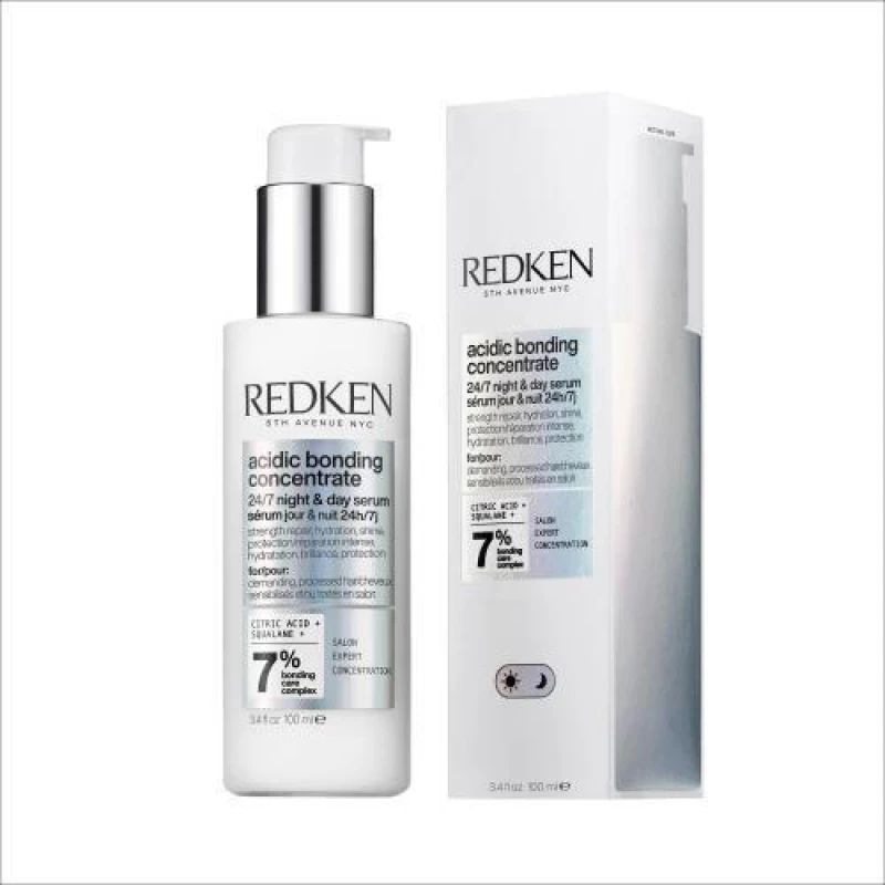 Redken Acidic Bonding Concentrate 24/7 Night & Day Leave In Serum Μαλλιών για Ενδυνάμωση 100ml