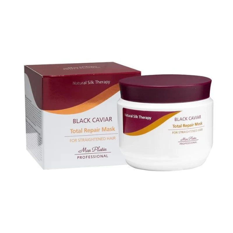 Mon Platin Professional - Natural Silk Therapy Black Caviar Total Repair Mask For Straightened Hair (250ml)