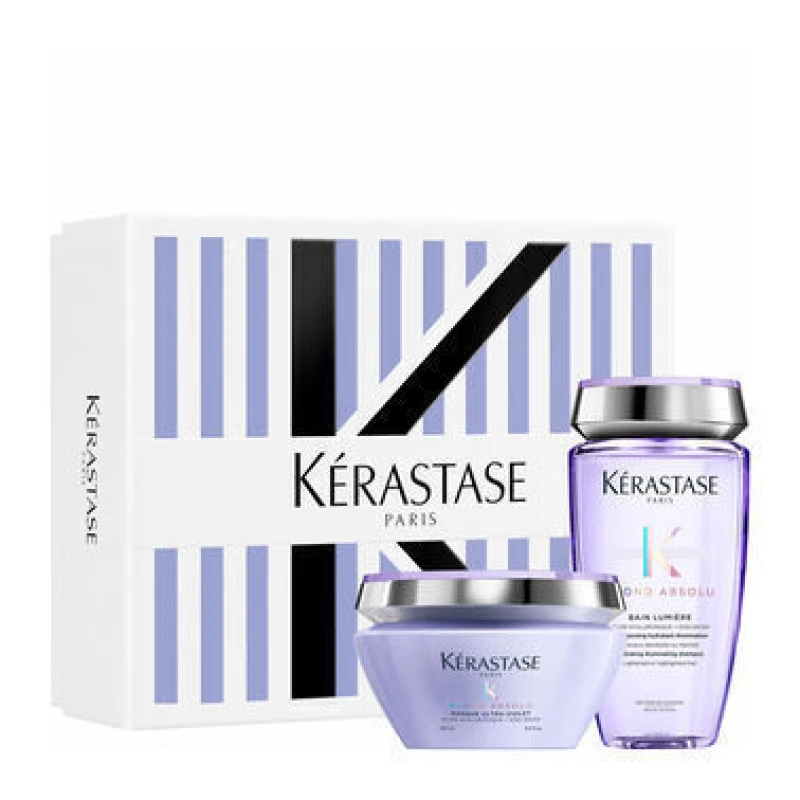 Kérastase Blond Absolu Limited Edition Set Για Ξανοιγμένα Μαλλιά (Shampoo Lumiere 250ml, Mask 200ml)