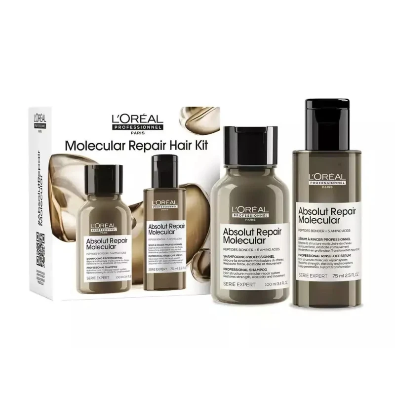 L'Oréal Professionnel Absolut Repair Molecular Σετ Περιποίησης Μαλλιών Αναδόμησης & Θρέψης για Ταλαιπωρημένα Μαλλιά με Σαμπουάν και Serum 2τμχ
