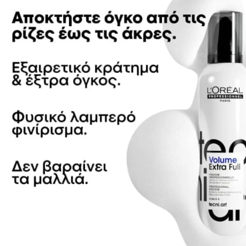 L'Oréal Professionnel Full Volume Mousse Extra Αφρός Μαλλιών για Όγκο 250ml