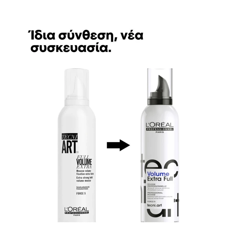 L'Oréal Professionnel Full Volume Mousse Extra Αφρός Μαλλιών για Όγκο 250ml