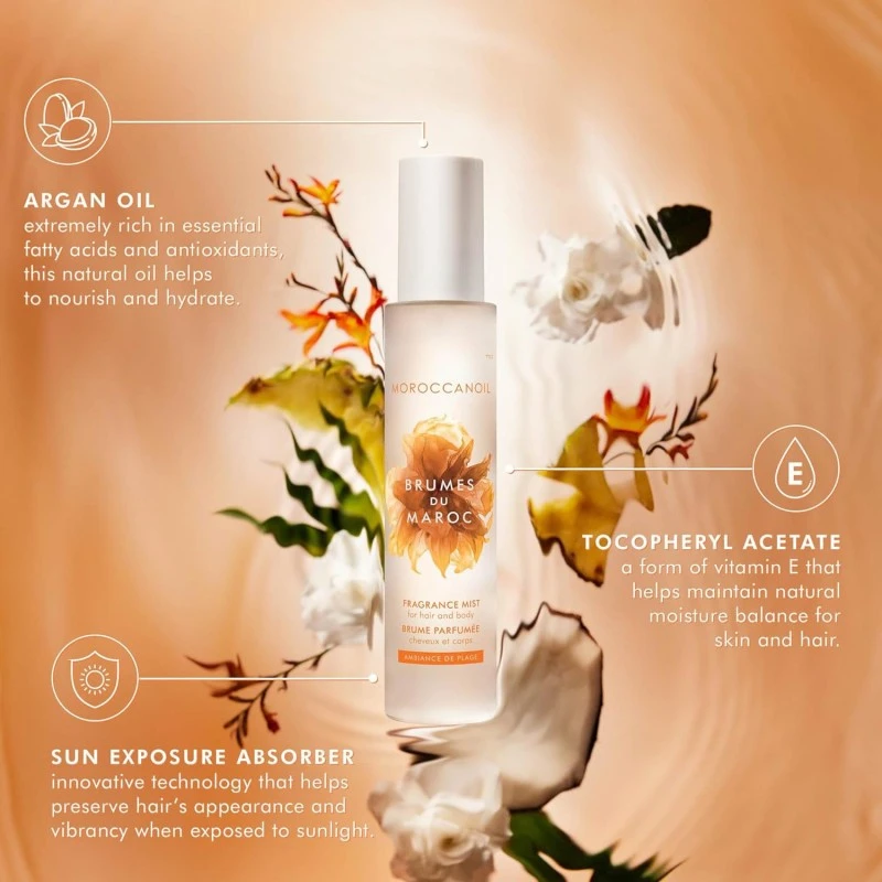Moroccanoil Brumes Du Maroc Hair & Body Fragrance Mist Ambiance De Plage 30ml