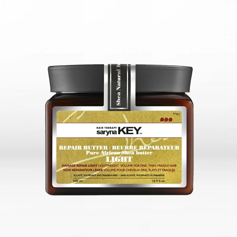 Saryna Key Repair Pure Africa Shea Butter Light Μάσκα Μαλλιών για Ενυδάτωση με Κερατίνη 500ml