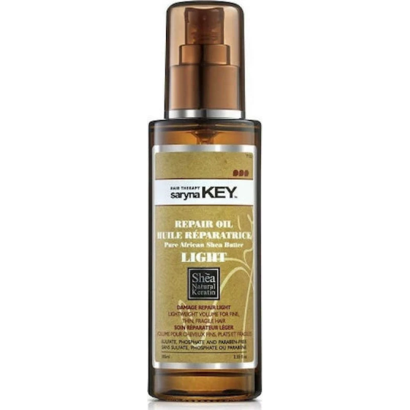 Saryna Key Pure Africa Shea Butter Light Λάδι Μαλλιών για Επανόρθωση κατά της Ψαλίδας 105ml