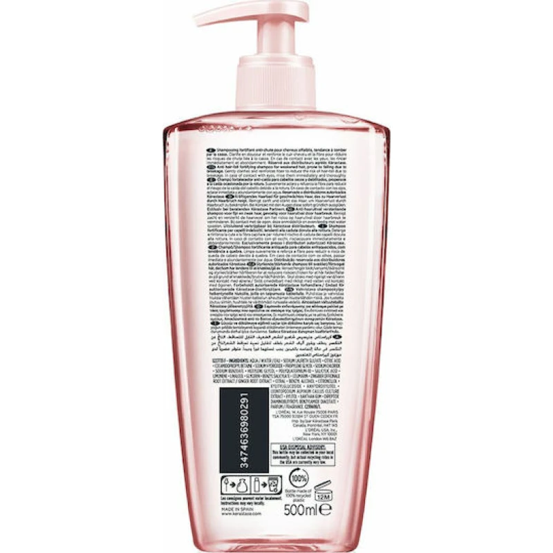 KERASTASE GENESIS BAIN 500Ml HYDRA FORTIFIANT ΣΑΜΠΟΥΑΝ ΚΑΤΑ ΤΗΣ ΤΡΙΧΟΠΤΩΣΗΣ ΓΙΑ ΛΙΠΑΡΑ ΚΑΙ ΛΕΠΤΑ ΜΑΛΛΙΑ