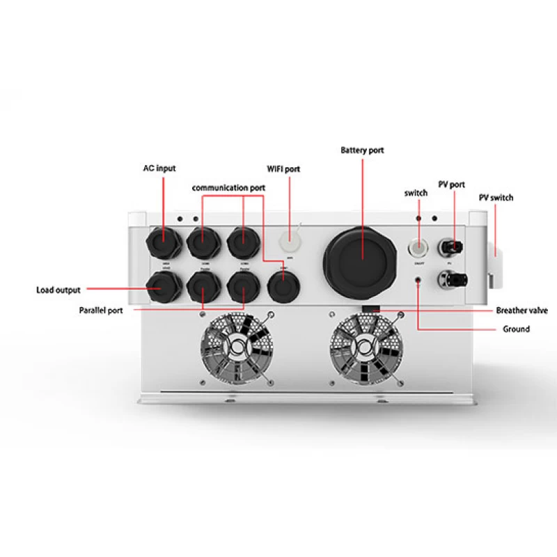 SOROTEC REVO HES Series 5.6KW On&Off Grid Solar Inverter With MPPT Charge Controller IP65 Protection
