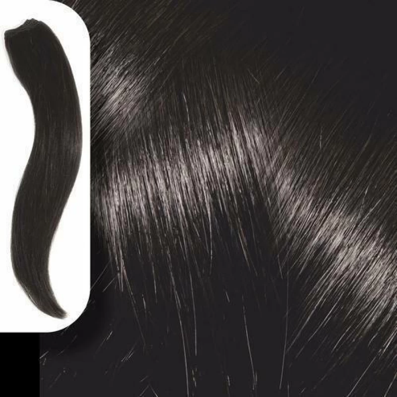 ΦΥΣΙΚΗ ΤΡΕΣΑ 100% REMY ΠΑΡΘΕΝΟ ΜΑΛΛΙ 50CM 100GR ΜΑΥΡΟ Νο #1