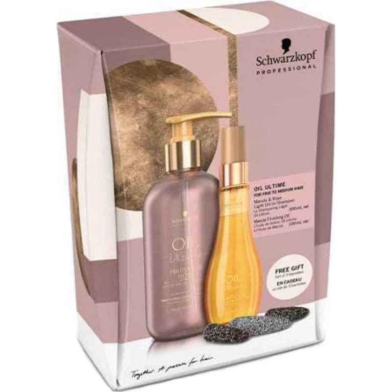 Schwarzkopf Professional Oil Ultime Set (Marula&Rose Light Oil Σαμπουάν 300ml+Marula Finishing Oil 100ml) Schwarzkopf Professional Oil Ultime Set (Marula&Rose Light Oil Σαμπουάν 300ml+Marula Finishing Oil 100ml)